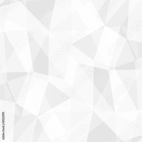 Fototapeta Grey modern abstract background made of triangles