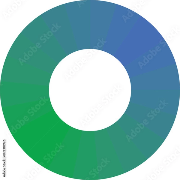 Obraz Color theory diagram