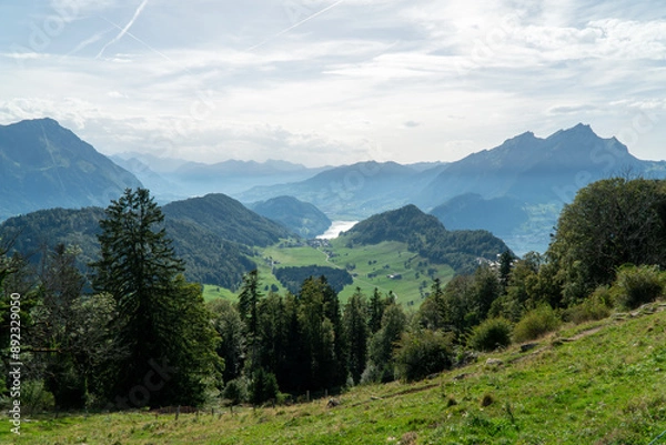 Obraz alp scenery with a great view