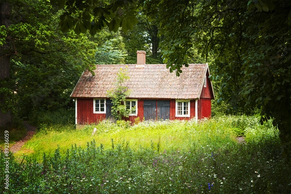 Obraz Czerwony domek