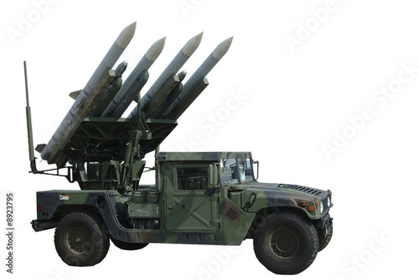 Fototapeta engin lance missile