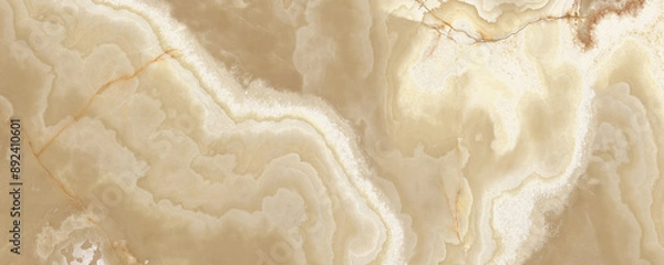 Fototapeta beige texture polished onyx marble with high resolution, Soft natural marble texture part-1.