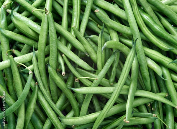 Obraz Green beans background