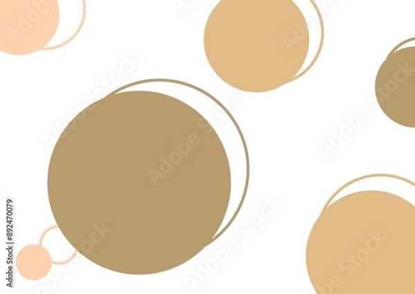 Fototapeta brown circle pattern background