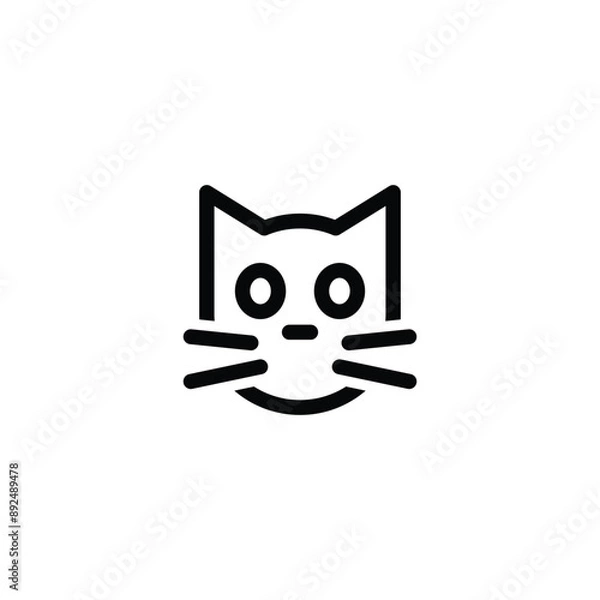 Obraz Cat icon design trendy