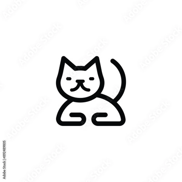 Obraz Cat icon design trendy