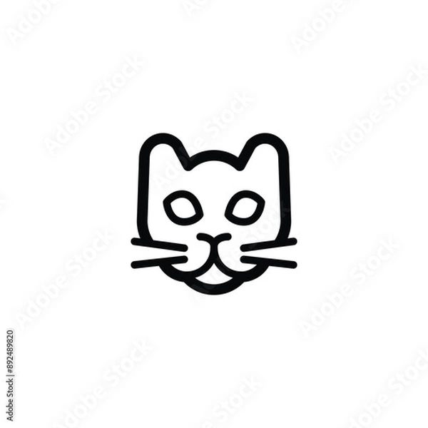 Obraz Cat icon design trendy