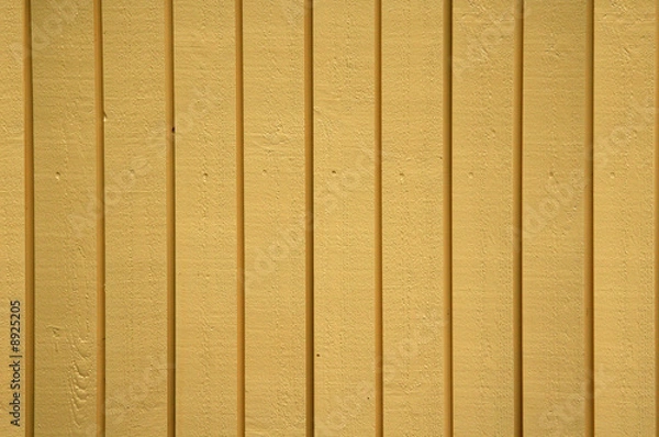 Obraz Yellow wood wall