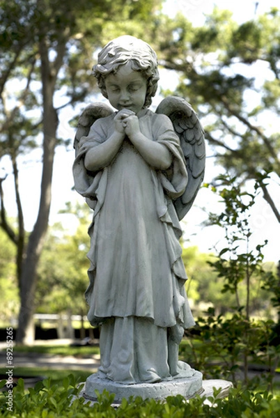 Obraz Praying angel statue