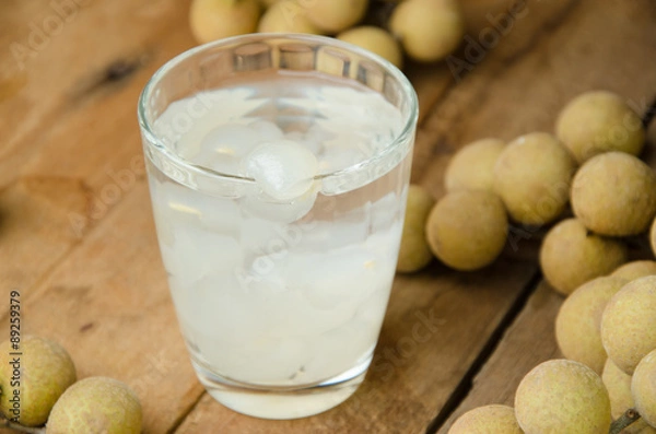 Fototapeta Longan juice