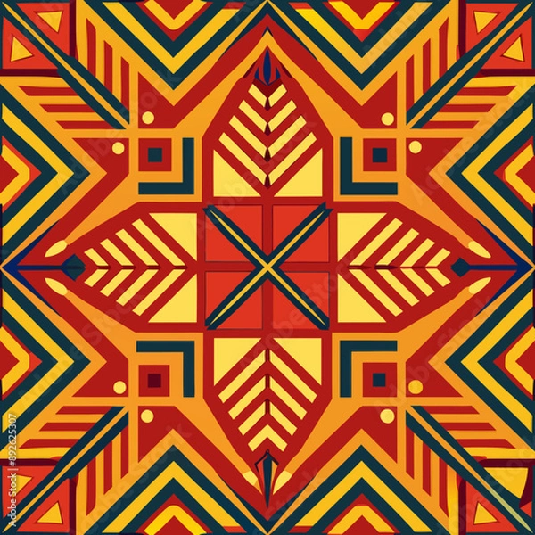 Obraz Ethnic pattern for background.