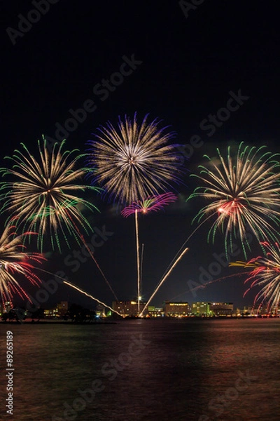 Fototapeta 松江水郷祭　花火