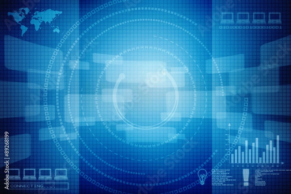 Fototapeta Digital Abstract Business background