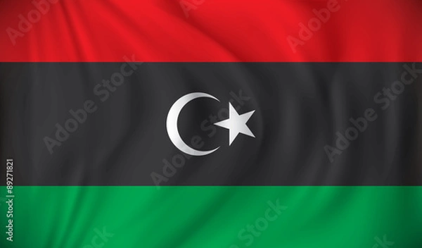 Fototapeta Flag of Libya