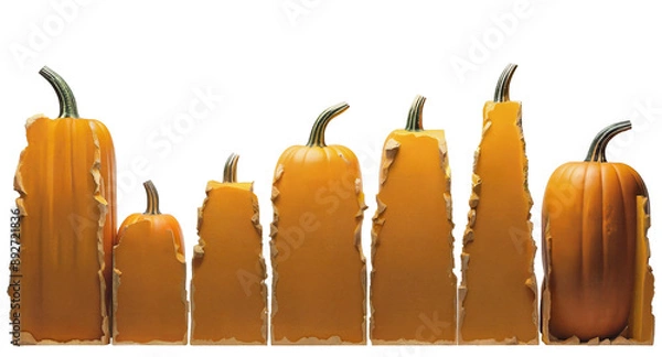 Obraz Pumpkin slabs are large sized slabs.