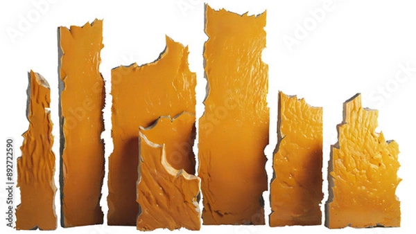 Obraz Large slabs with a pumpkin texture.