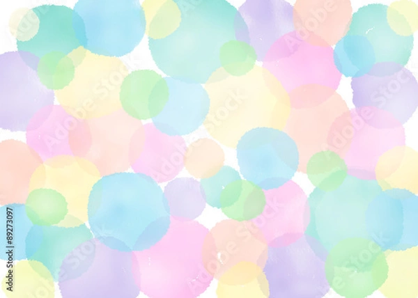 Fototapeta 水玉　背景　dots background