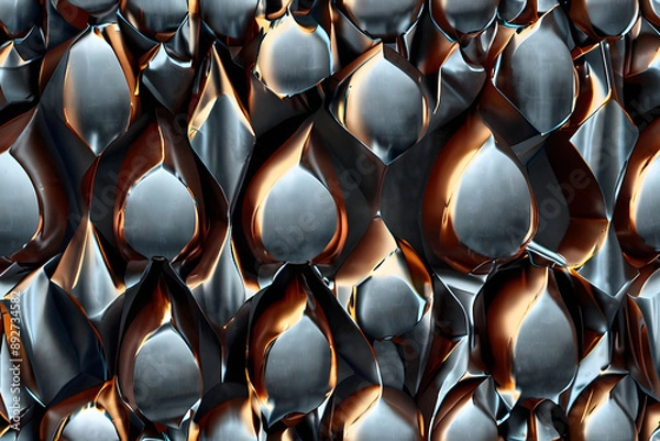 Fototapeta black and white abstract,black and white background,background,skeleton of a person in the dark,background made of glass,background made of plates,background made of spheres,silver,silver metal shield