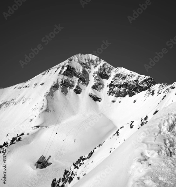 Fototapeta Lone Peak of Big Sky