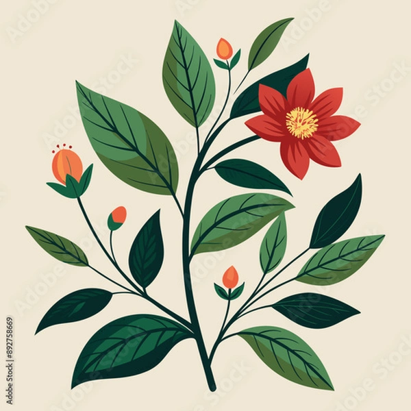 Fototapeta Timeless botanical art