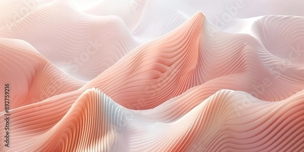 Fototapeta Abstract Pink and Red Smoke Background created by ai