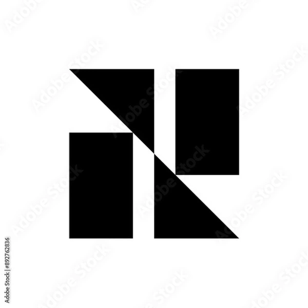 Obraz Abstract logo. Icon design. Template elements. Geometric abstract logos