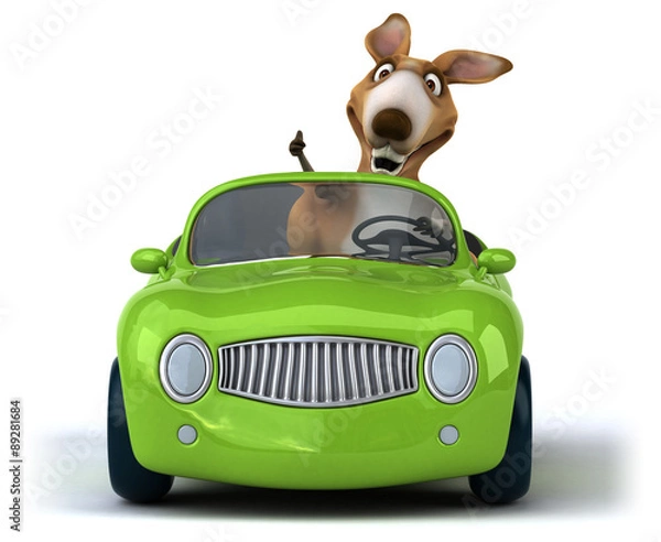 Fototapeta Fun kangaroo