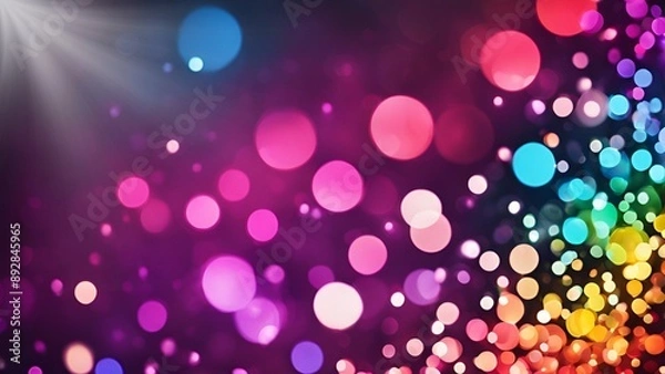 Obraz purple bokeh background