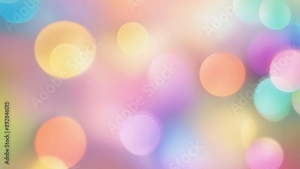 Fototapeta pastel bokeh background