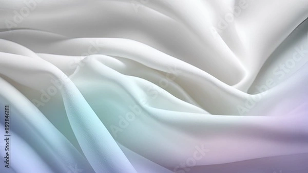 Fototapeta white fabric background