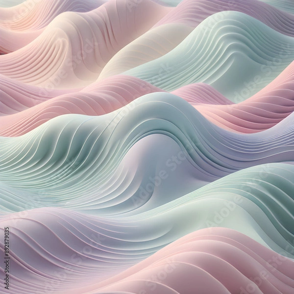 Fototapeta abstract background with waves