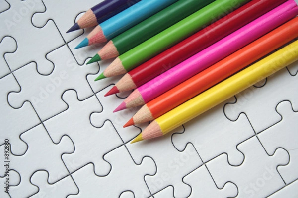 Obraz crayons de couleur
