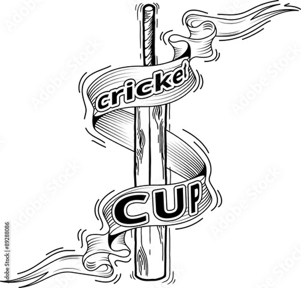 Fototapeta Cricket bat