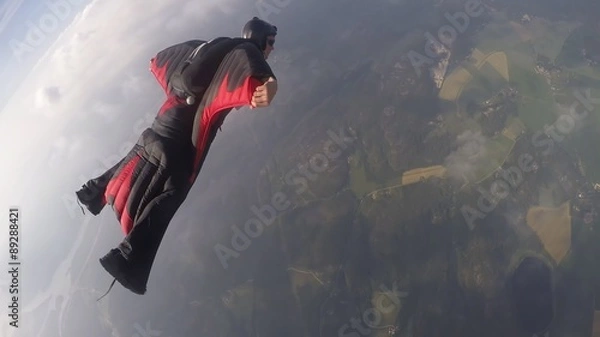 Fototapeta Wingsuit Skydiving