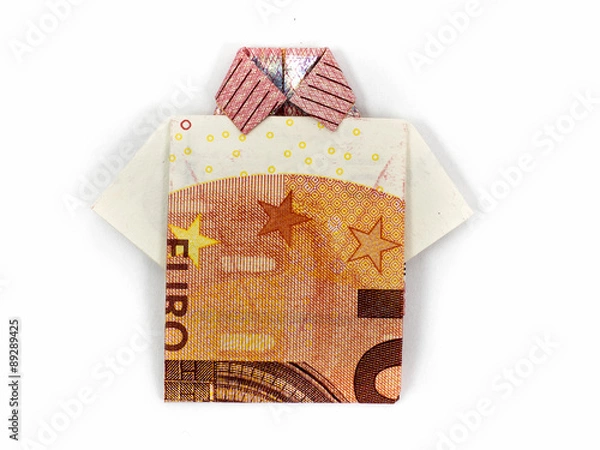 Obraz Origami Hemd aus Geld