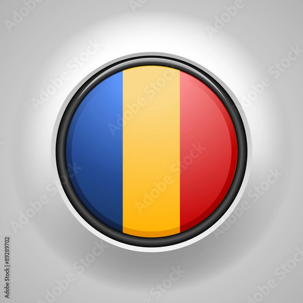 Fototapeta Chad button