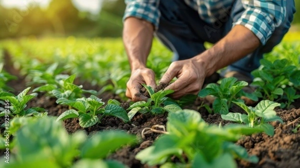 Fototapeta Agricultural Cooperatives: Farmer-owned groups that combine resources and share risks to enhance market access, lower costs, and boost negotiating strength for better outcomes.

