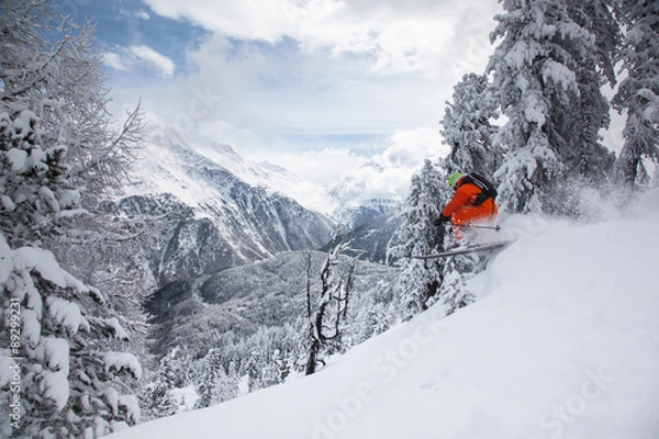 Obraz SKI FREERIING W Austrii