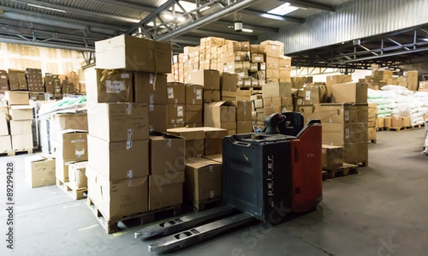 Obraz warehouse. store. storehouse. hall