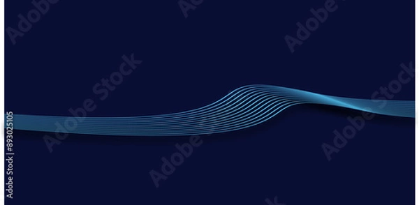Fototapeta Abstract background wavy line design