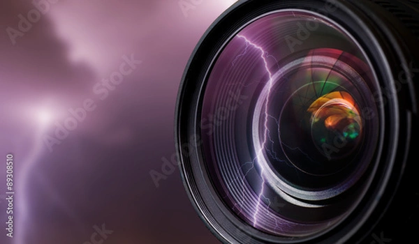 Fototapeta Camera lens