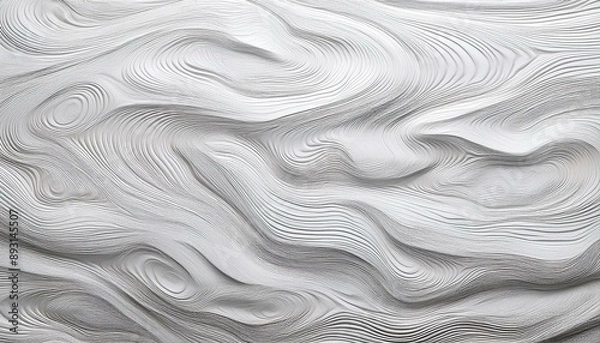 Fototapeta Whispers of Birch: A Serene White Plywood Abstract.Captivating White Plywood Abstraction texture, pattern, liquid, design, wallpaper, metal, water, wave
