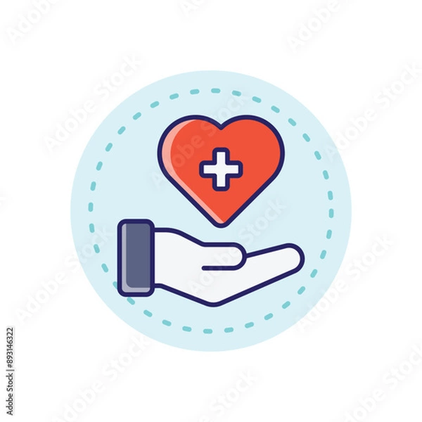 Fototapeta Healthcare Access vector icon