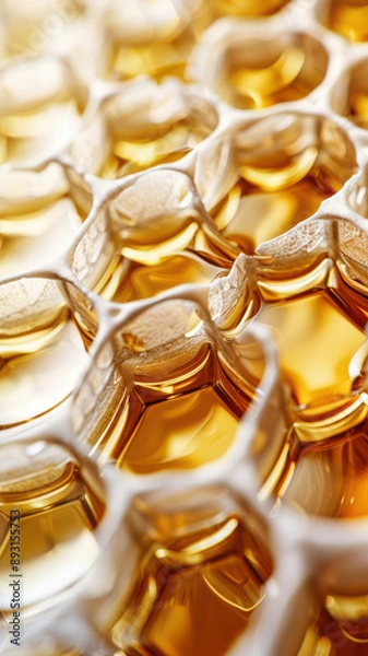 Fototapeta Abstract Honeycomb Surface Design