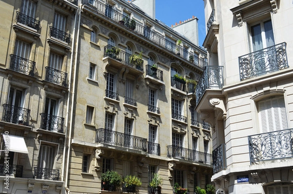 Obraz Building front, Paris