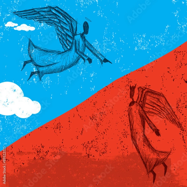 Obraz Good and Evil spirits