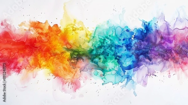 Fototapeta Vibrant Color Gradient Transitioning from Orange to Green