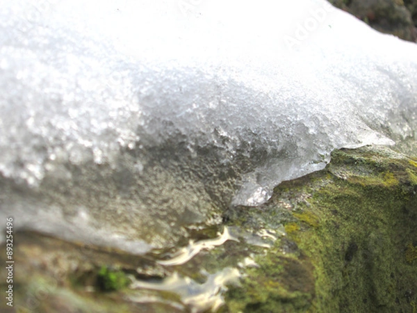 Fototapeta Eis und Stein