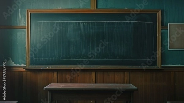 Obraz Blackboard of the Classroom