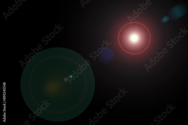 Obraz Lens flare effect background